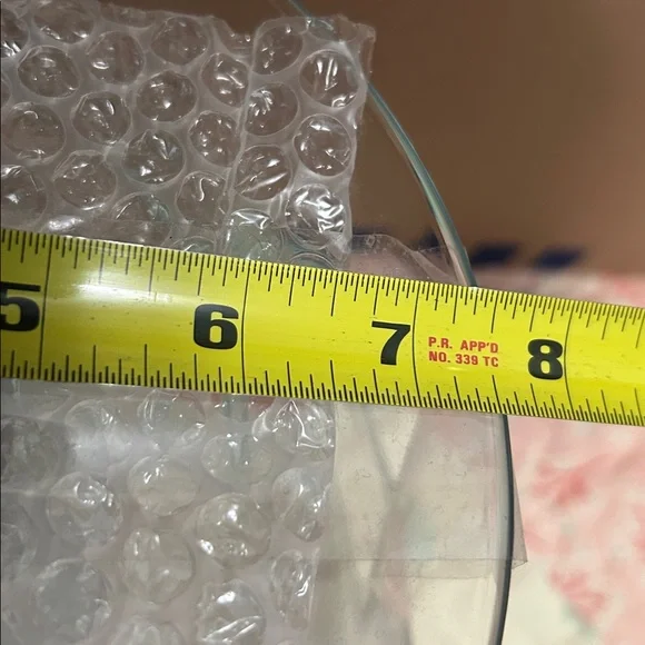 Libbey single glass footed cake/dessert 3 piece server set 4.8 base on each. - Picture 5 of 7